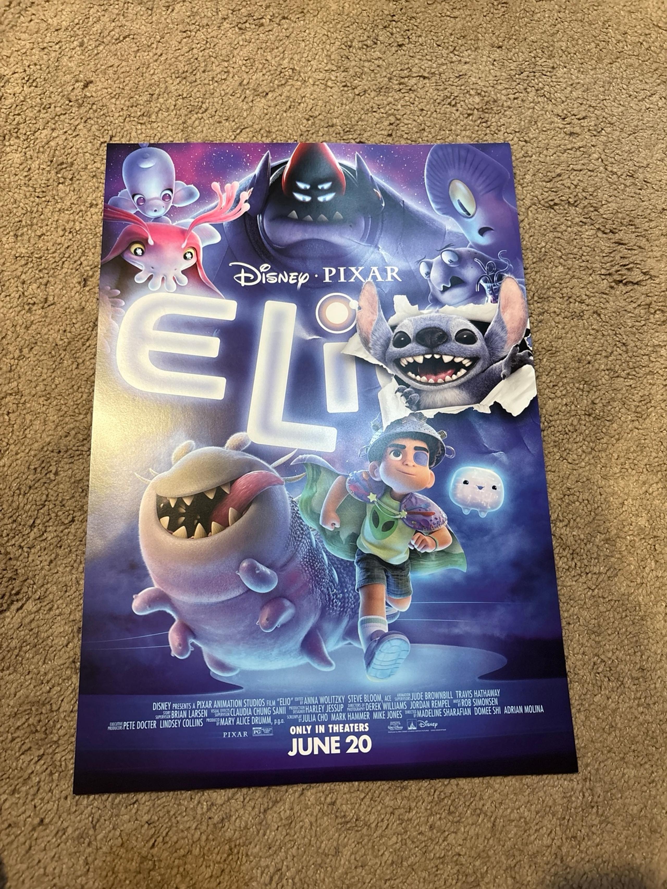 Disney Pixar Elio Movie Poster