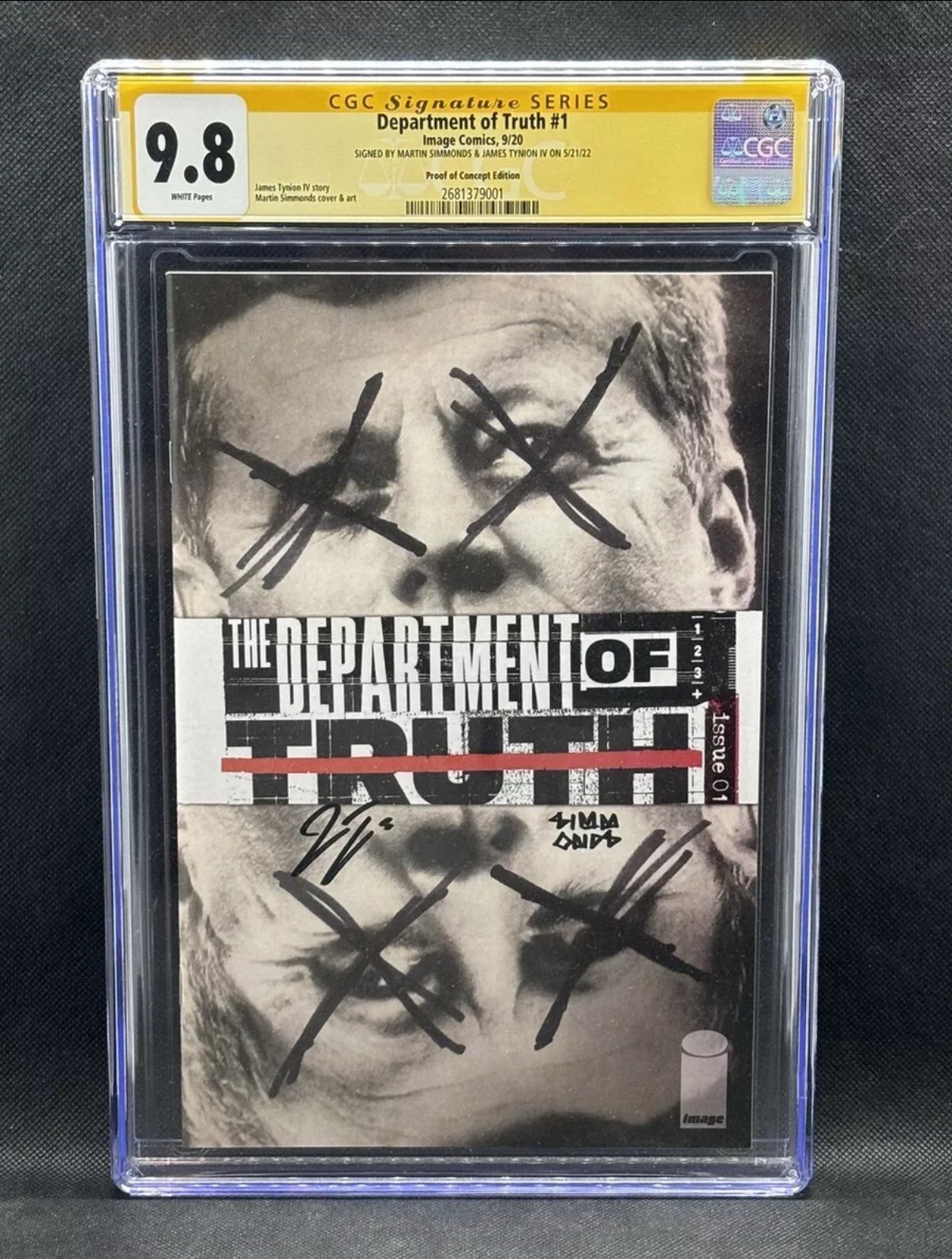 Department Of Truth 1 CGC 9.8