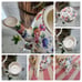 Rare Dorset Cheery Chintz Erphila Porcelain Teapot w/lid -Germany