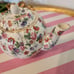 Rare Dorset Cheery Chintz Erphila Porcelain Teapot w/lid -Germany