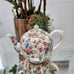 Rare Dorset Cheery Chintz Erphila Porcelain Teapot w/lid -Germany