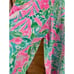 Lilly Pulitzer Luxletic Niccola Mesh Panel Half Zip Top Amalfi Blue Leaf It Wild