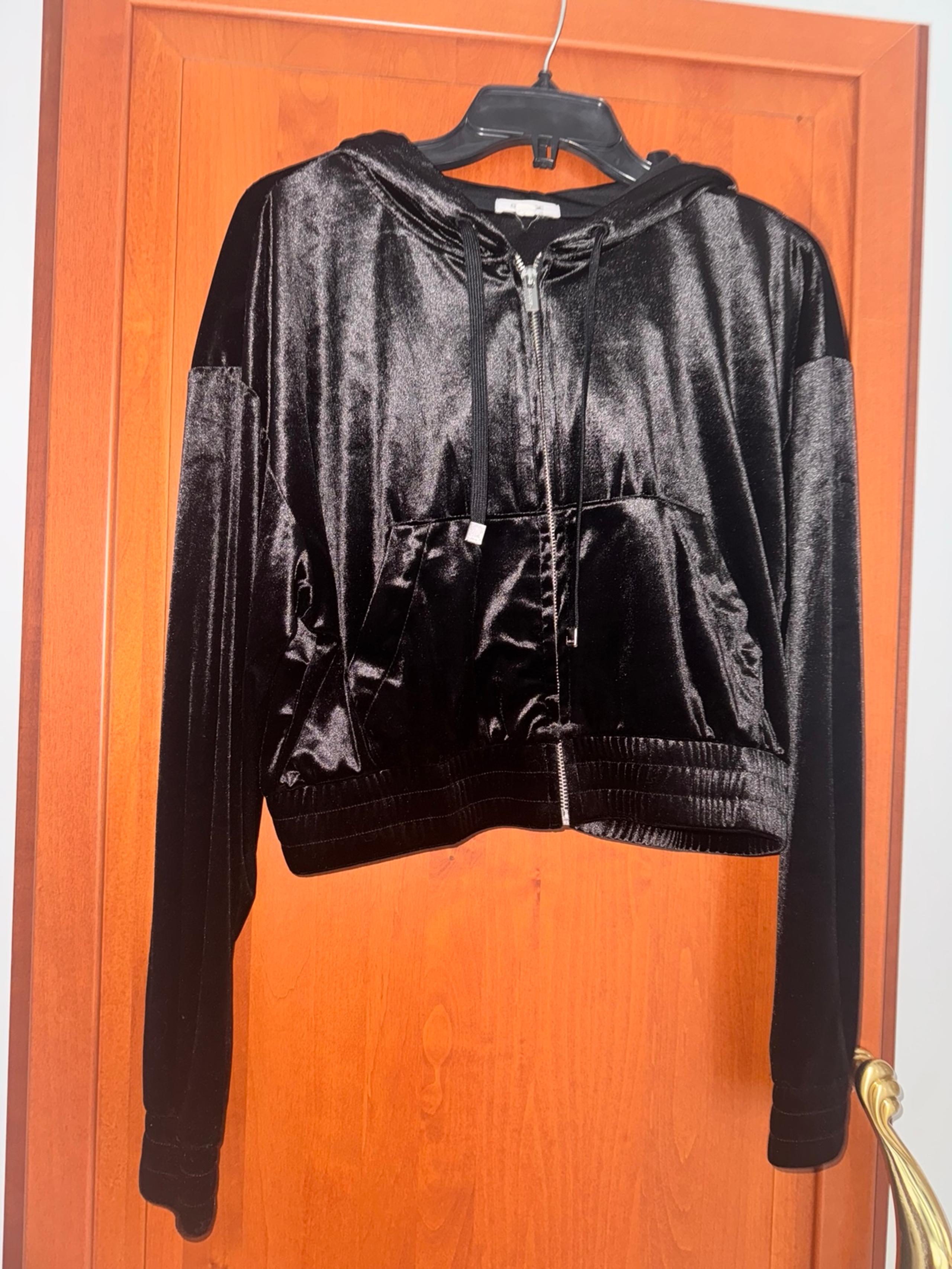 Garage Black Jacket Velvet