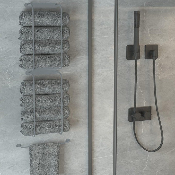 3 Pc Towel Rack Set, Metal Wall Mounted Towel Rack