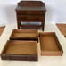 Antique Salesman Sample Wooden Doll Dresser