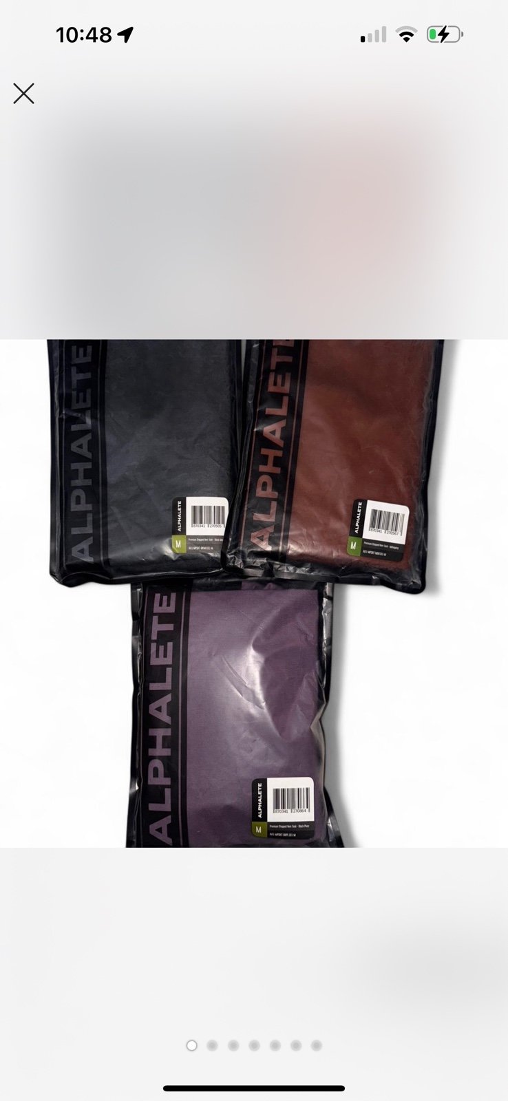 Men’s ALPHALETE Premium Stepped Hem Tank Lot of three Color Black Marled, black