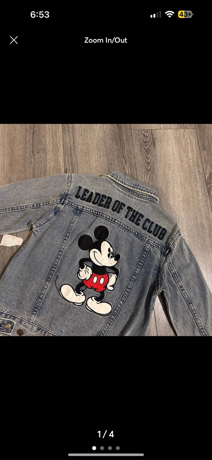 disney kids denim jacket.