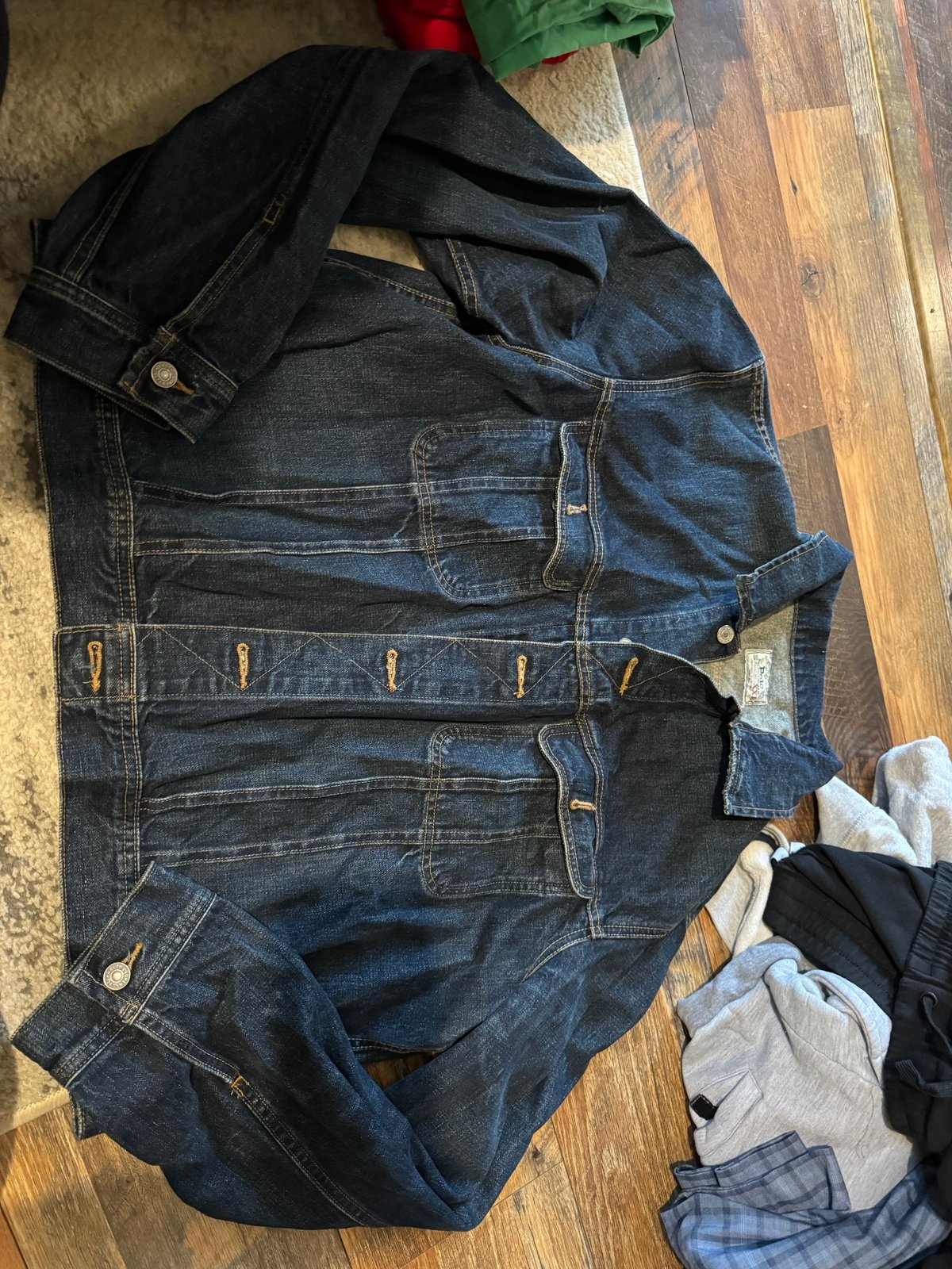 polo jean jacket no xxi dungrees
