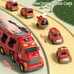 7pcs Friction Power Vehicle Car Toy Set, Birthday Gift -g9