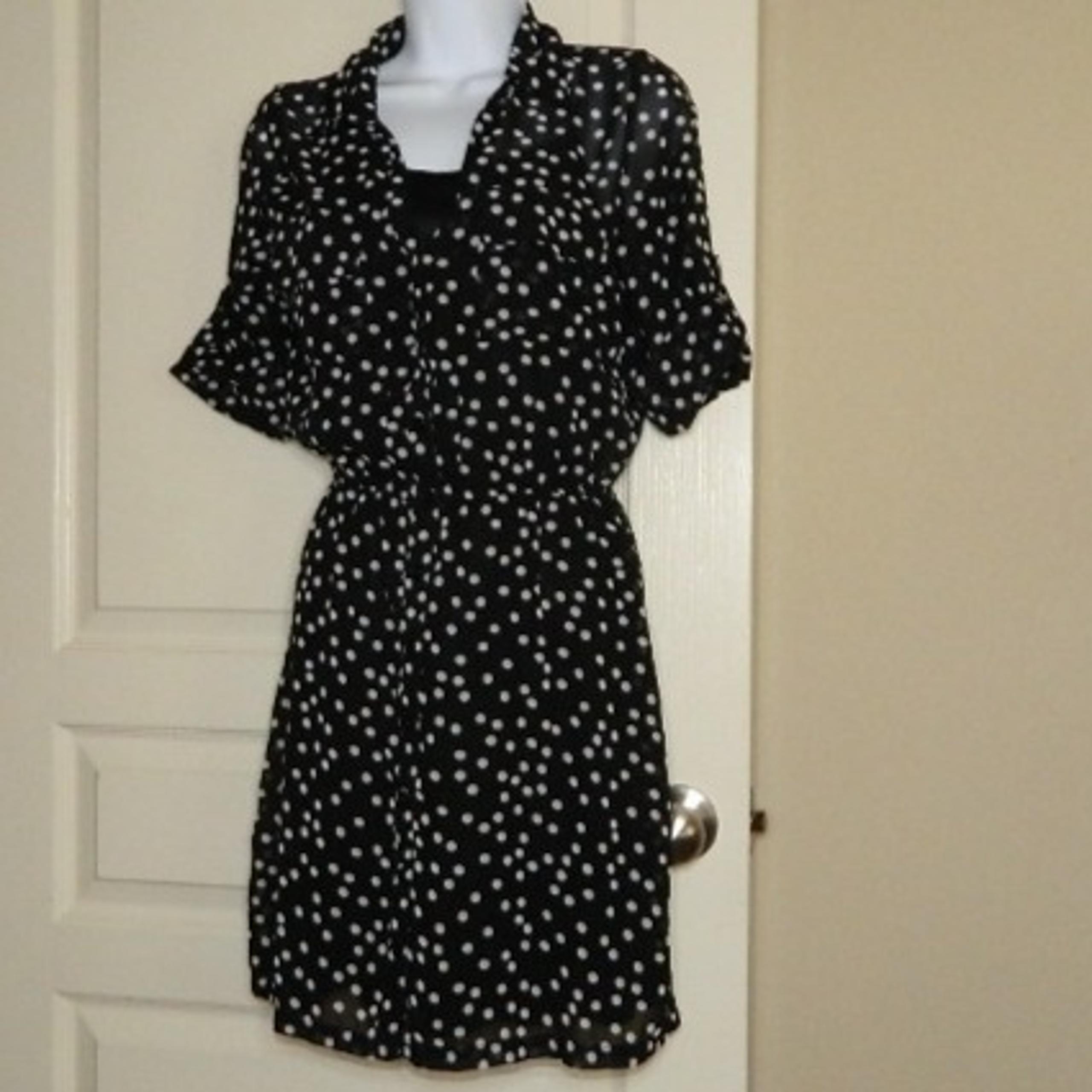 Black & White Polka Dot Dress