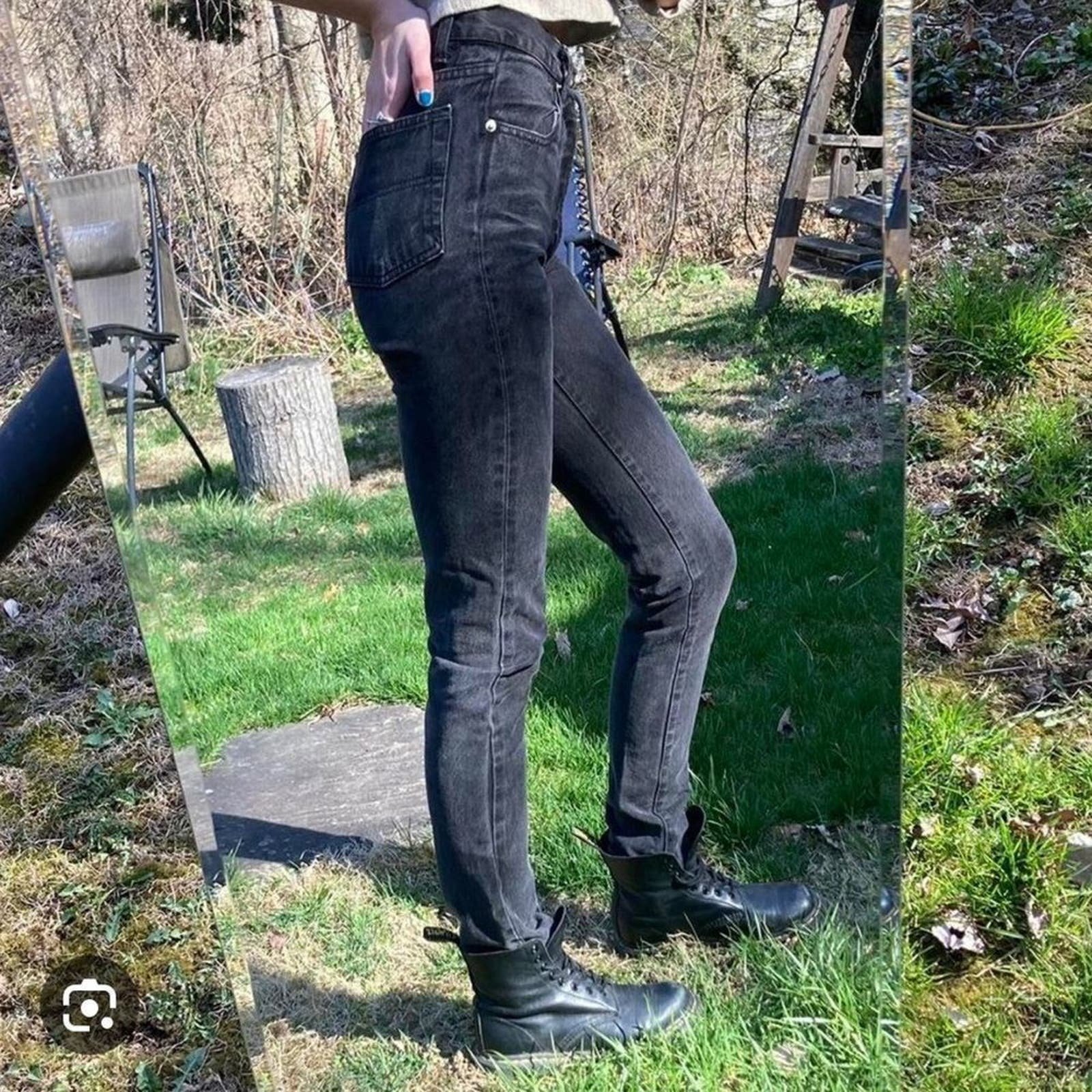 Lauren Ralph Lauren - Lauren Jeans Co - Size 14W - Black Classic Straight Jeans