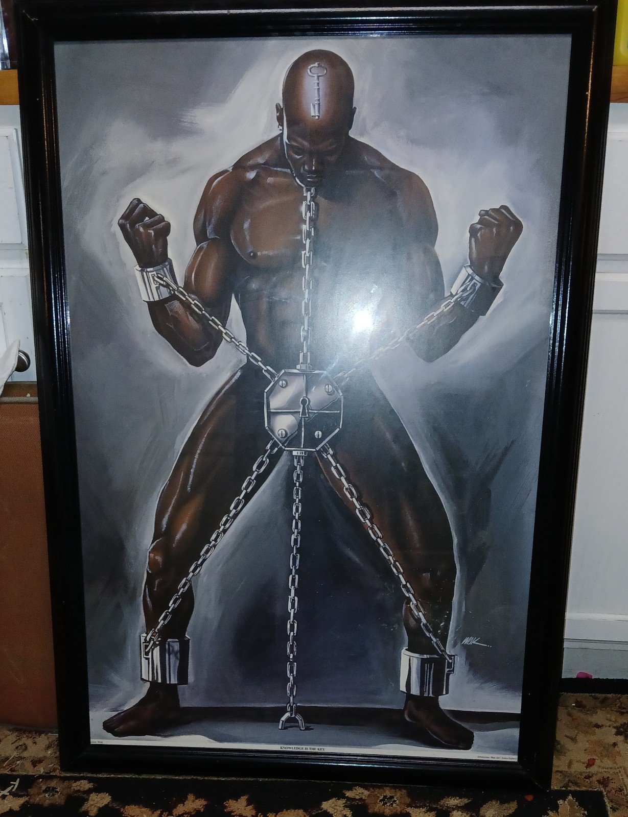 KEVIN WILLIAMS WAK AFRICAN-AMERICAN ART PRINT FRAMED