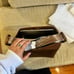 Anthropologie Buckle Shoulder Bag