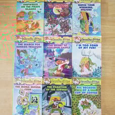 Lot of 9 GERONIMO STILTON Mystery Chapter Books