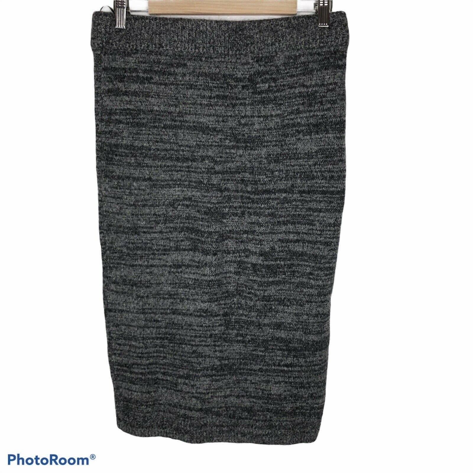 Intermix Cashmere Blend Straight Skirt