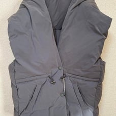Brand new this season, atelier brugge Shawlcollar down vest.