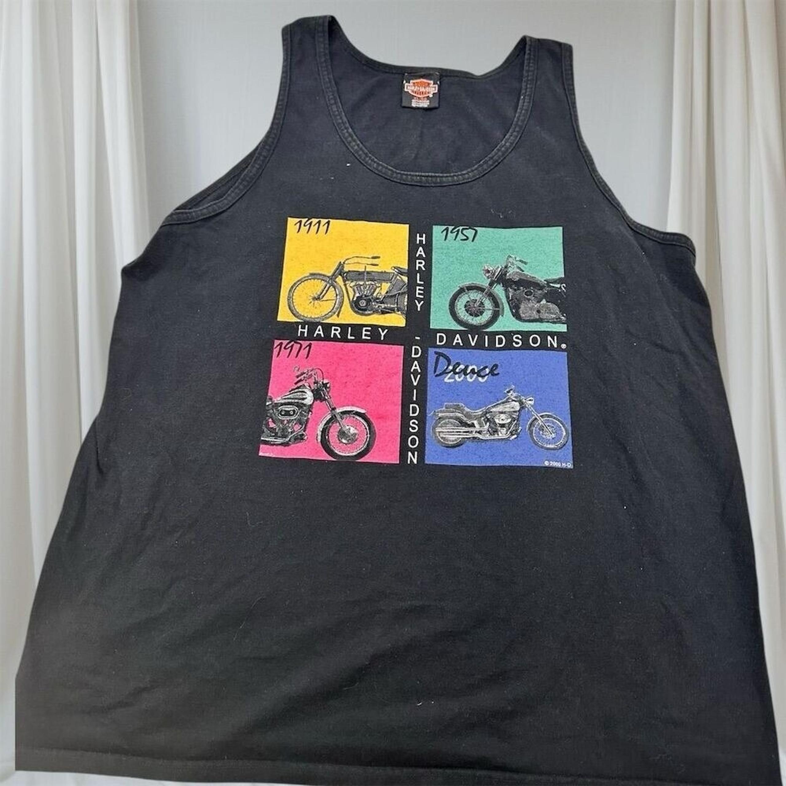 Vintage Harley-Davidson Cancun Mexico Men's XL Graphic Tank Top