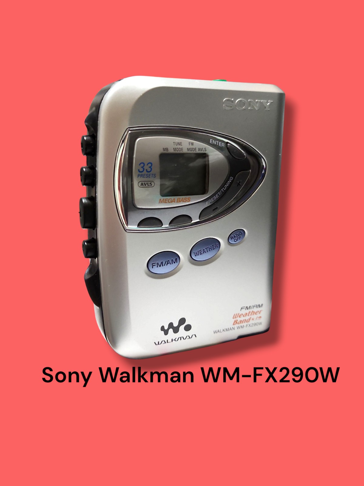 Sony Walkman WM-FX290W Radio Cassette Player Serviced Fully Functional