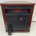 Duraflame 9QIO75ARA Portable Infrared Heater Dark Cherry Wood Finish with Remote