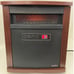 Duraflame 9QIO75ARA Portable Infrared Heater Dark Cherry Wood Finish with Remote