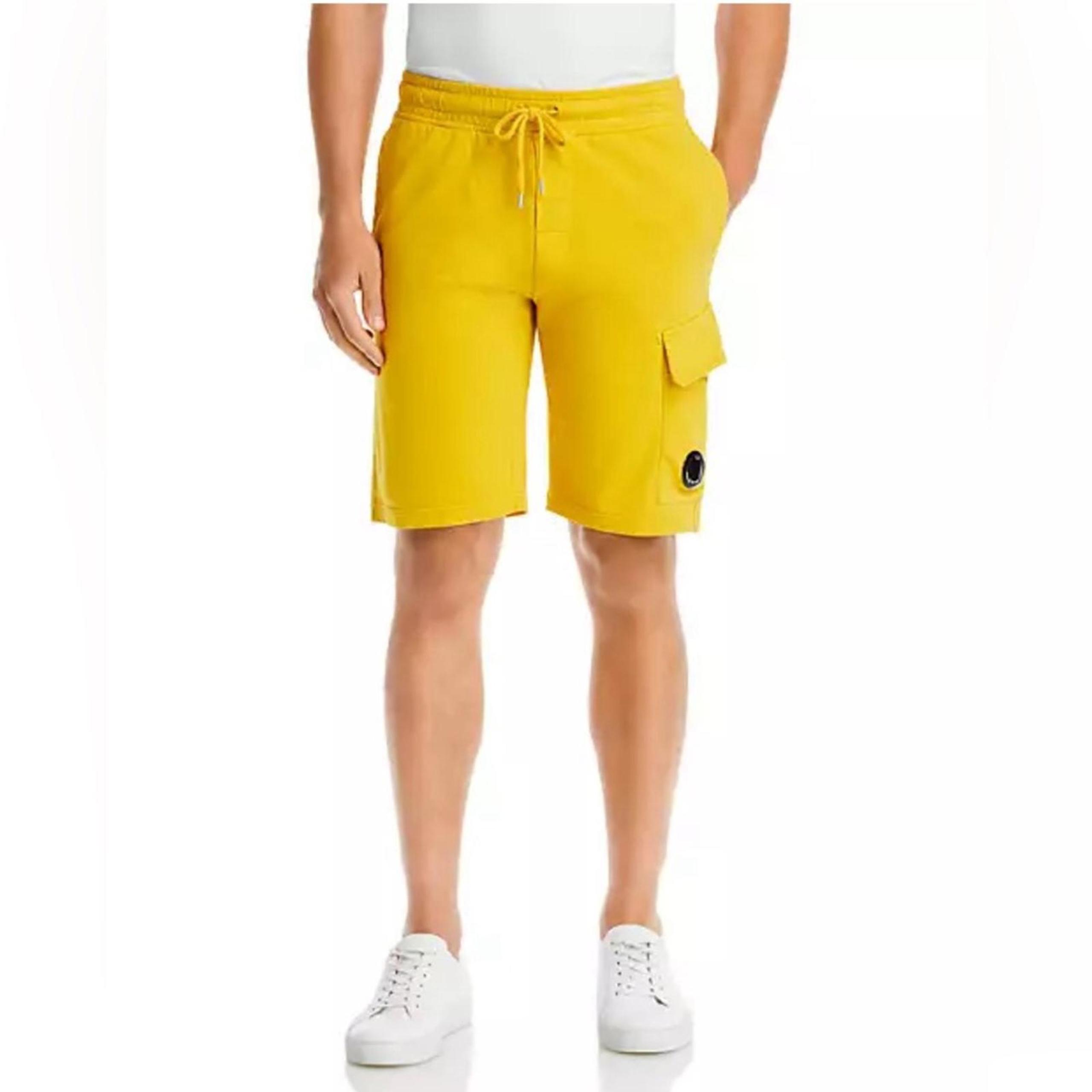 C.P. Company Light Fleece Drawstring Cargo Shorts Made in Italy Size S New w/Tag