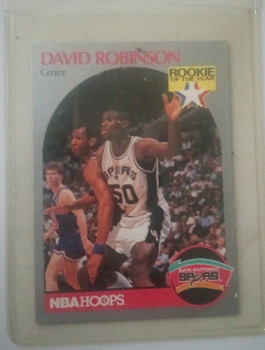 David Robinson NBA hoops rookie of the year #270