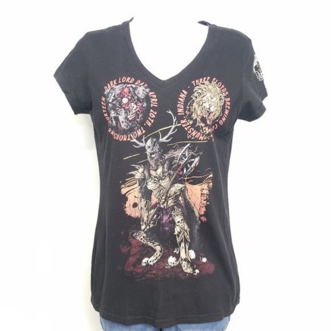 Three Floyds Brewing Co Dark Lord Day 2014 Festival Concert T Shirt Size Medium