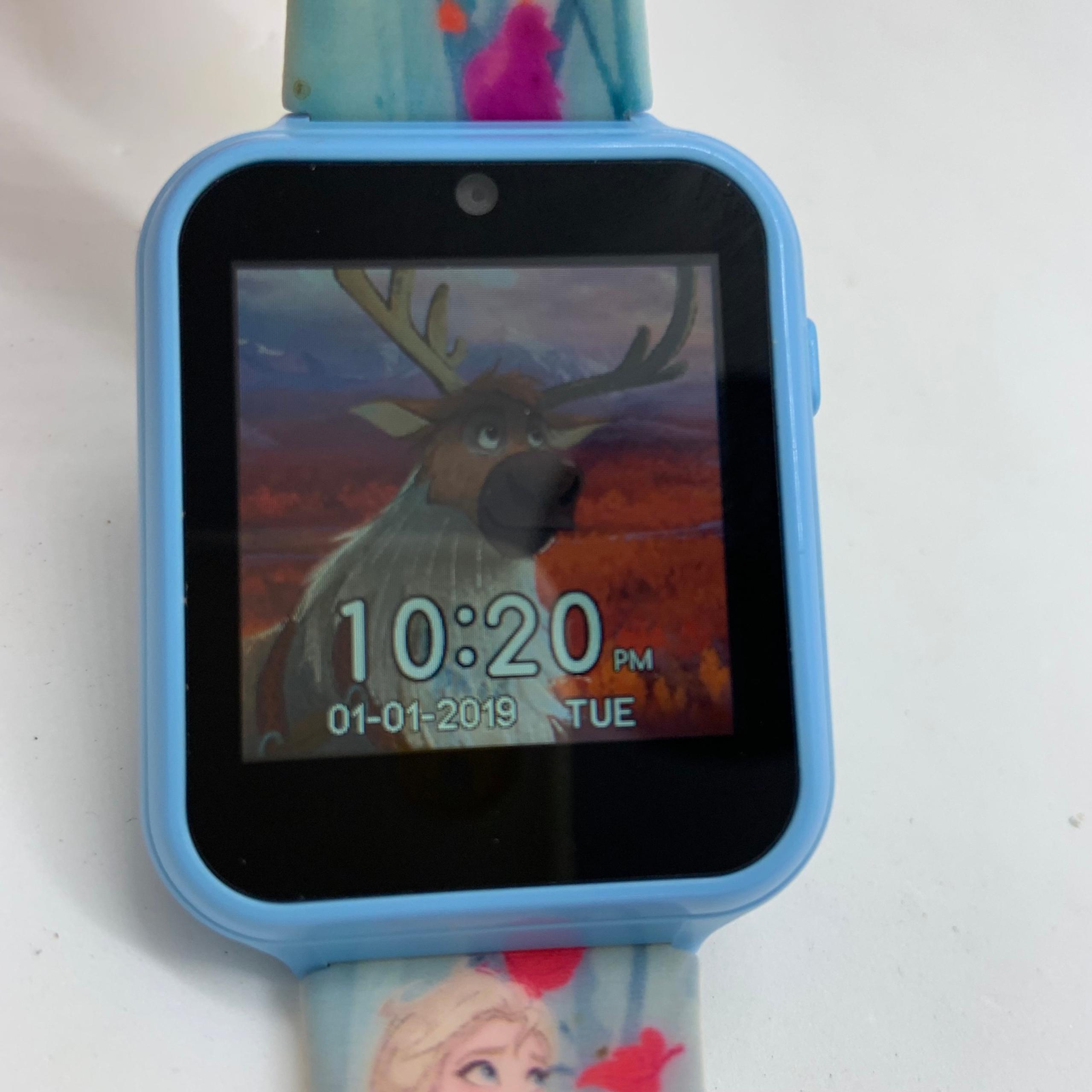 Disney kids smart watch FZN4587 blue case silicone band