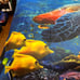 Ocean under the sea bed covering with pillow case