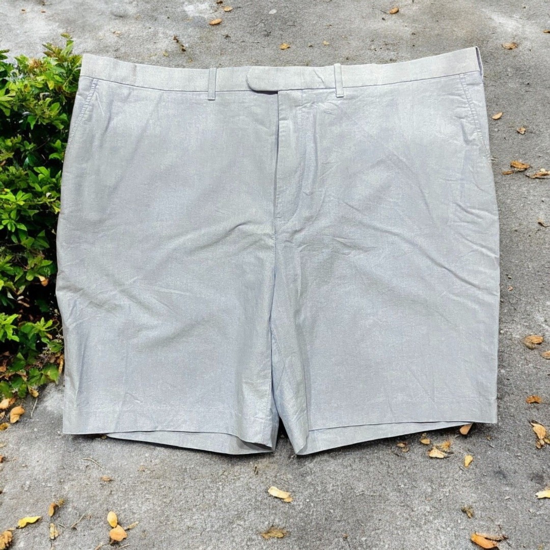 Polo Ralph Lauren Big & Tall Vintage Casual Sky Blue Cotton Shorts Mens Size 50B