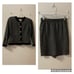 Vintage Paquette Too Petite houndstooth skirt suit