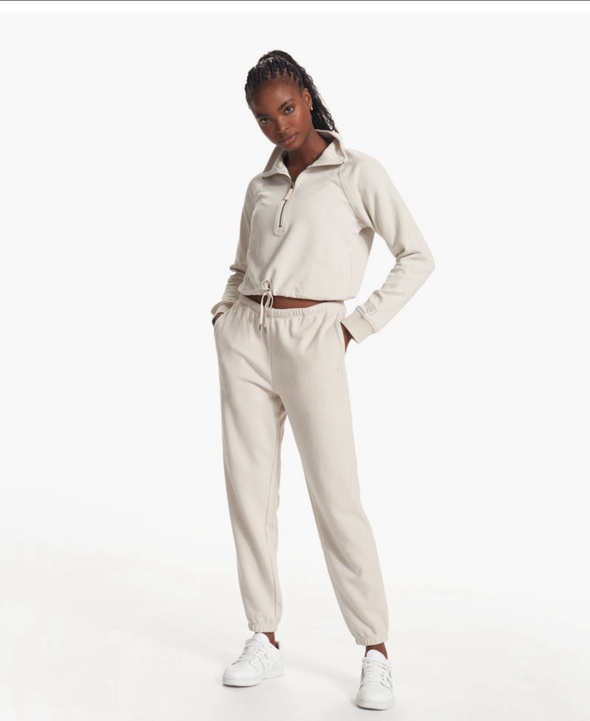 Vuori salt Sedona jogger small half zip pullover medium