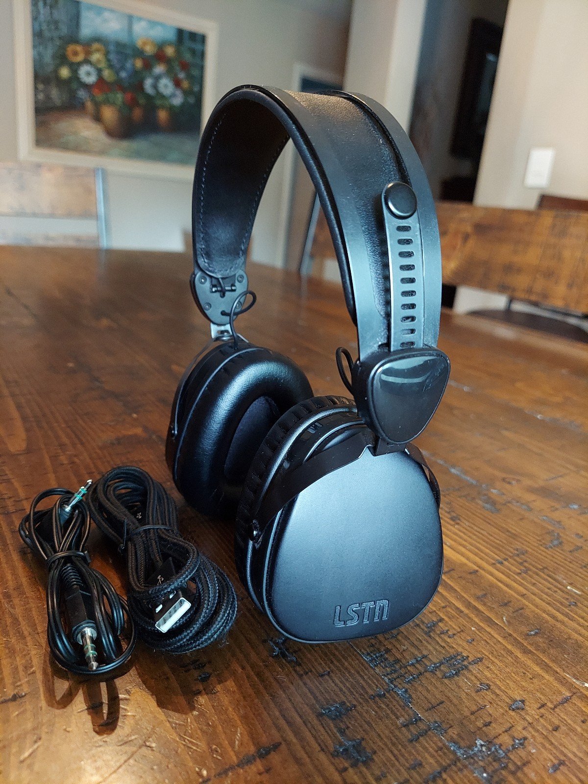 LSTN Troubadour Bluetooth real wood headphones Matte Black Deta 360 Branded