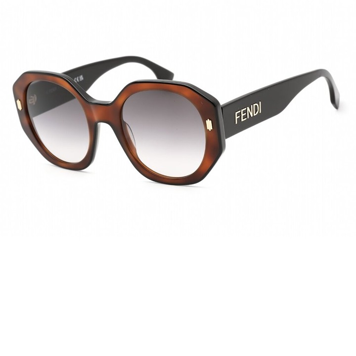 Fendi Tortoise Gray Gradient Brand New Sunglasses with Box