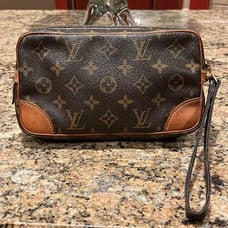 Authentic Louis Vuitton Marley Dragonne PM Clutch EUC