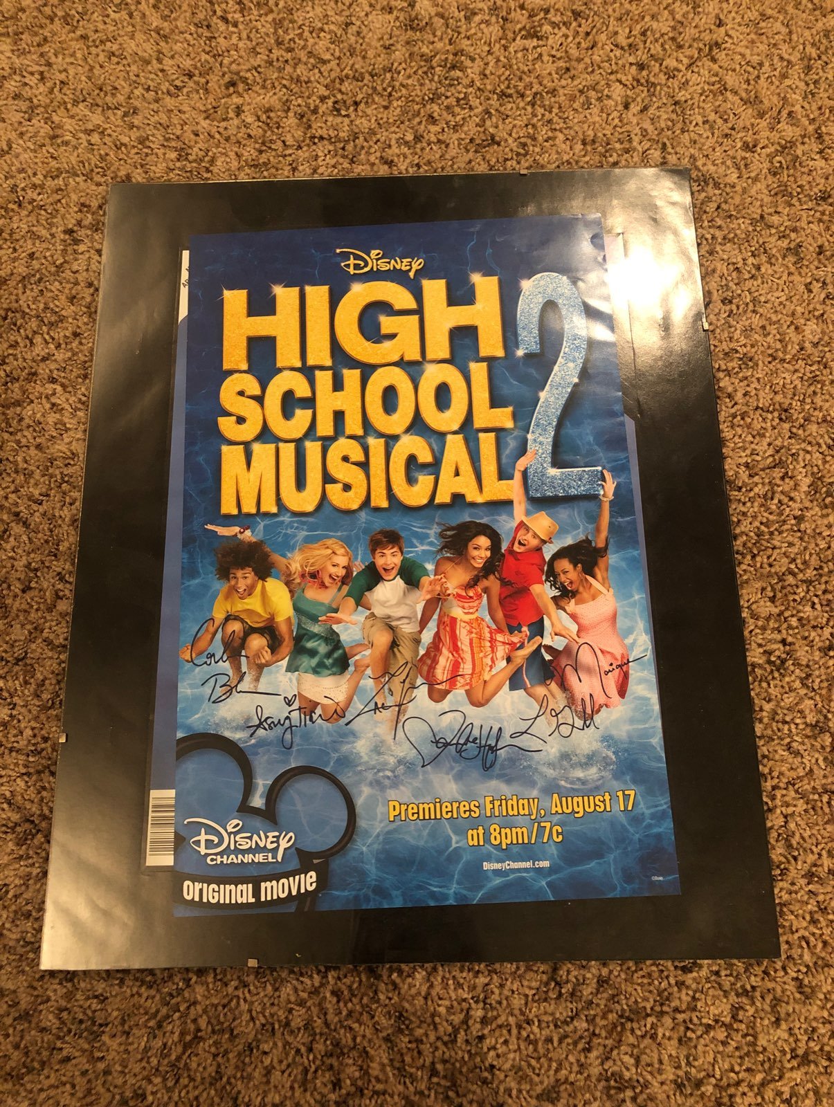 High school music 2 poster signed