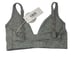 2- PC NWT Skin Worldwide Gracelynne Plunge Bralette Black & Grey XS