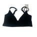 2- PC NWT Skin Worldwide Gracelynne Plunge Bralette Black & Grey XS