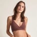 2- PC NWT Skin Worldwide Gracelynne Plunge Bralette Black & Grey XS