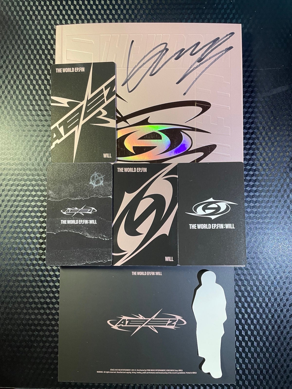 Ateez Yeosang Signed Album