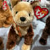 Ty Beanies Babies 11 Different Dogs & Silky Animals NWT (some tags not mint).