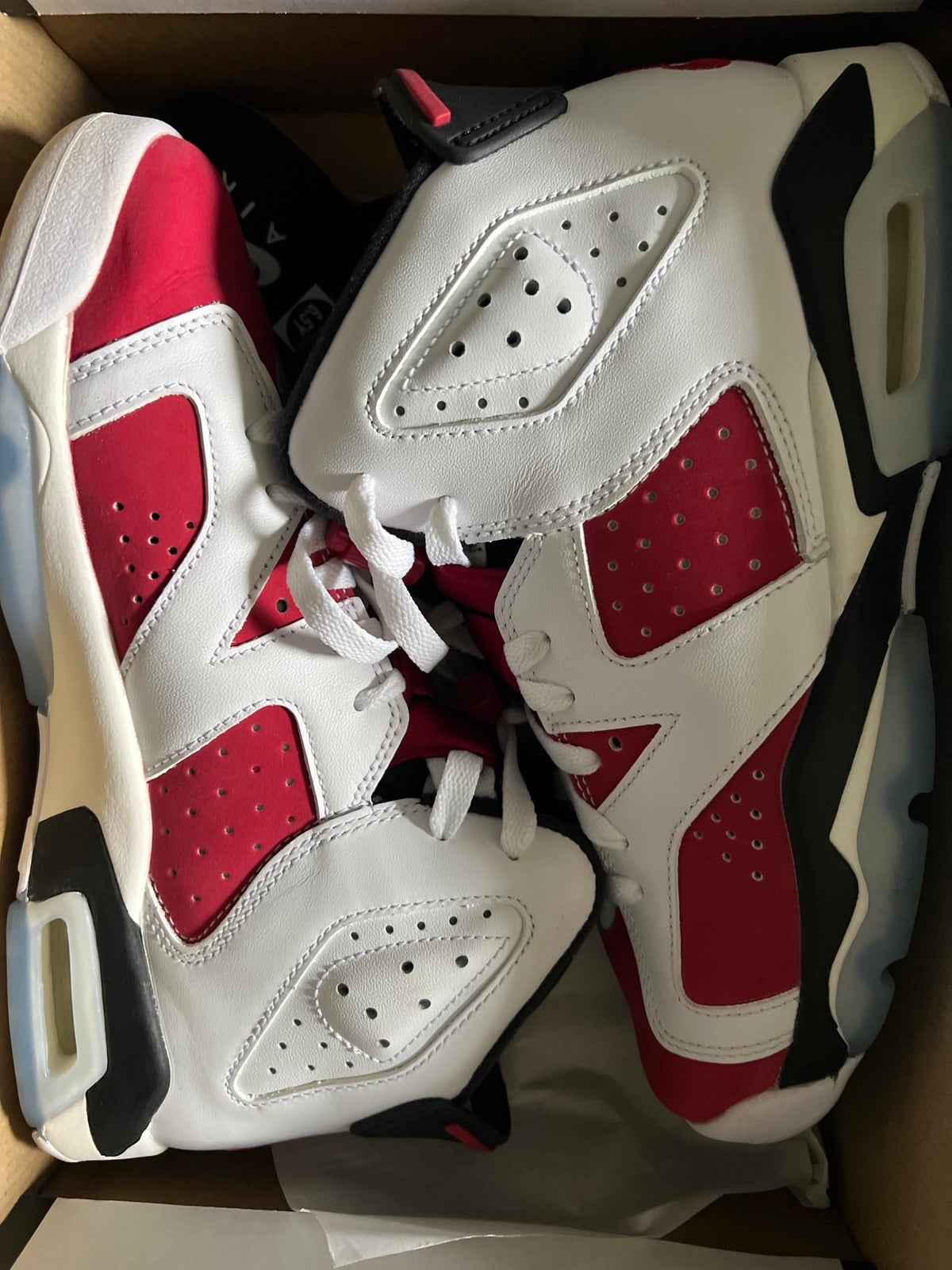 Jordan carmine 6 size gs 6.5