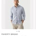 Faherty Oceanside Blue Sweater Shirt