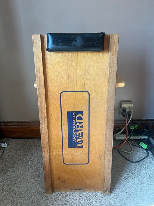 Vintage MONTGOMERY WARD #61-9212 Wooden Mechanics Creeper~36” x 16”