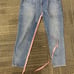 Veronica Beard Logan Slim Straight Extra High Rise Jeans Size 30
