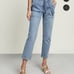 Veronica Beard Logan Slim Straight Extra High Rise Jeans Size 30