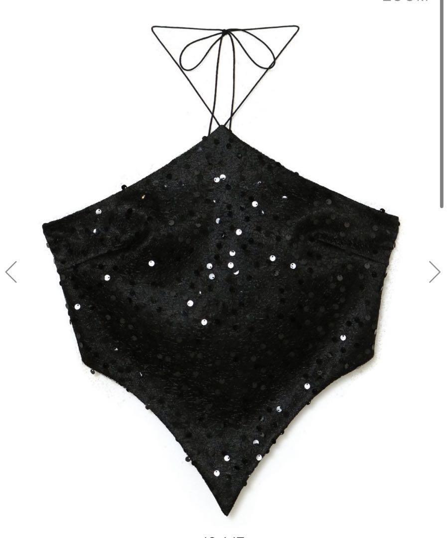 Melt the Lady glitter scarf tops