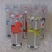 Libbey vintage frosted set of 5 hi-ball glasses