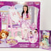 Disney Juniors Sophia the First Royal Art Easel & Vanity + Princess Amber doll