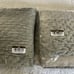 Pottery Barn Cross Stitch Eucalyptus Velvet Quilted Shams Euro & Standard *****